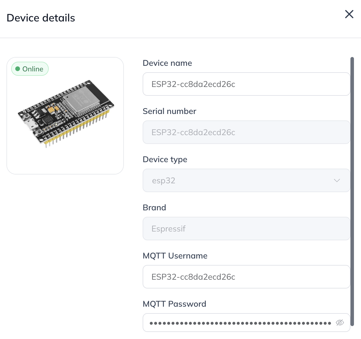 Device Detail