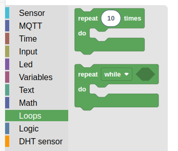 Loops Blocks Example