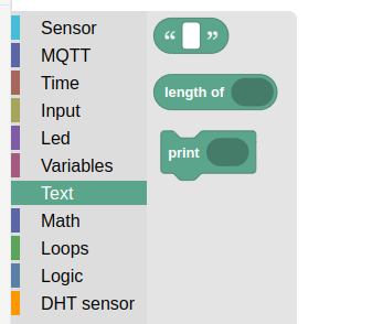 Text Blocks Example